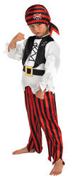 View Item Child Raggy Pirate Party Outfit New Fancy Dress Costume Caribbean Kids Boys
